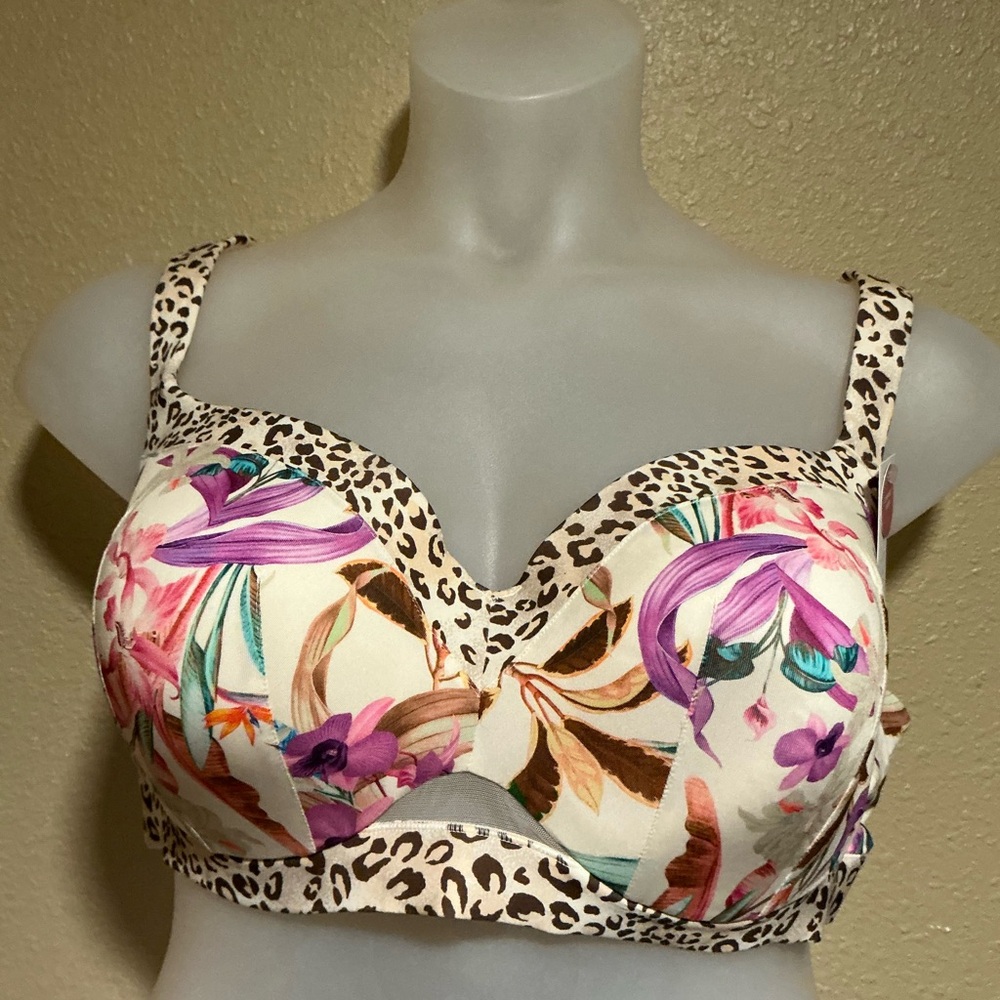 Lane Bryant Cacique Comfort Bliss Lightly Line Balconette 44DD